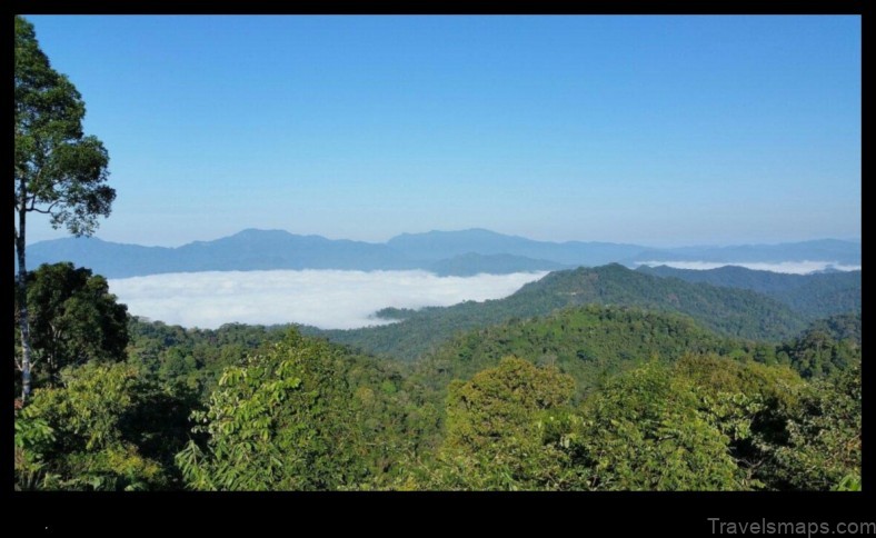 Map of Kaeng Krachan Thailand