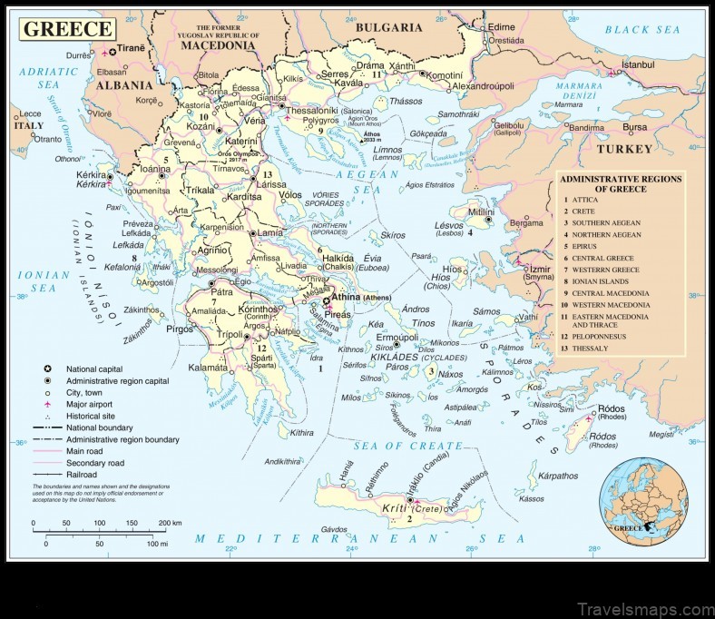 Map of Kaparéllion Greece