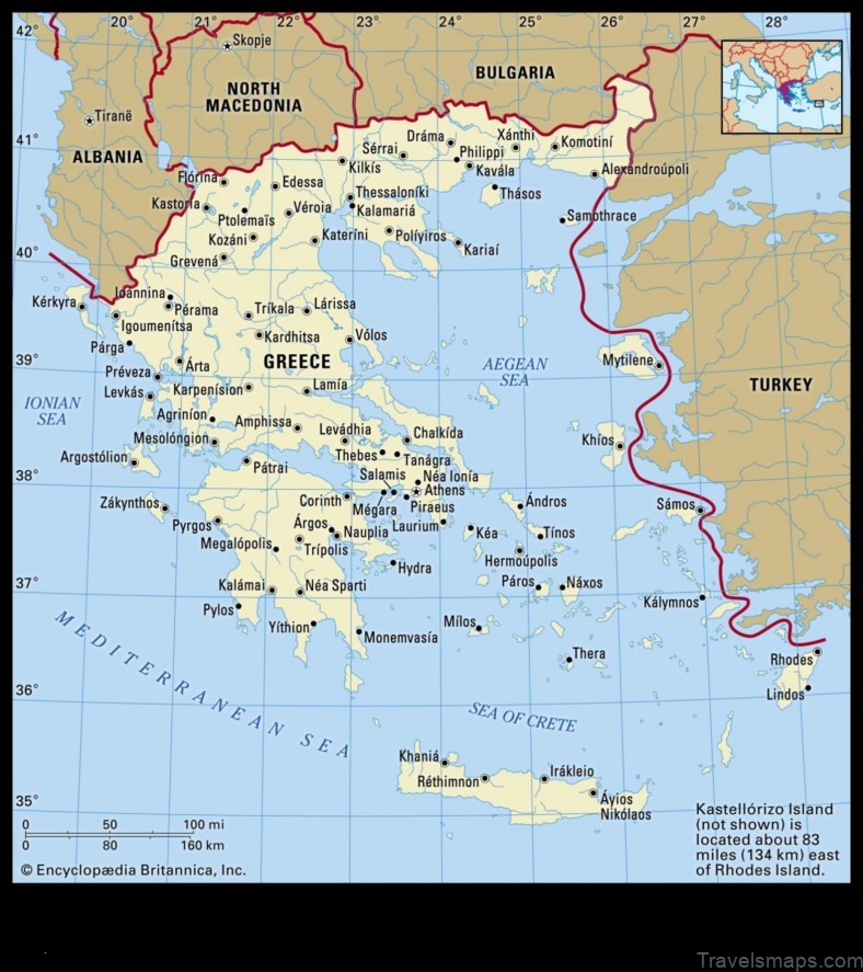 Map of Kaparéllion Greece