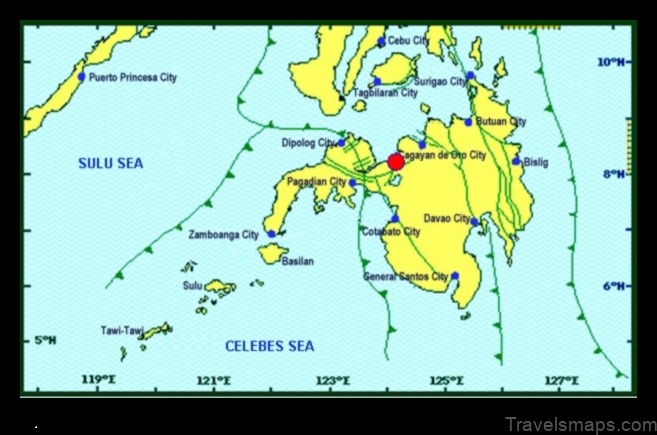 Map of Kauswagan Philippines
