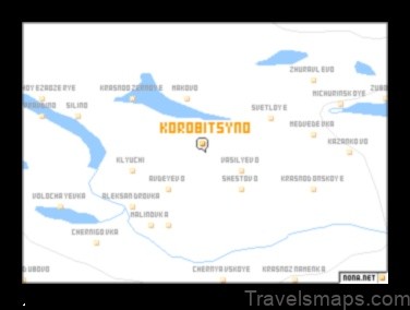 Map of Korobitsyno Russian Federation