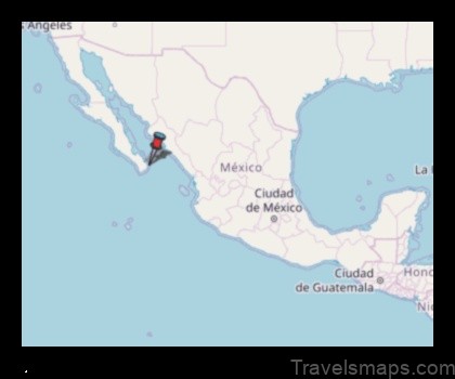 Map of La Ribera Mexico