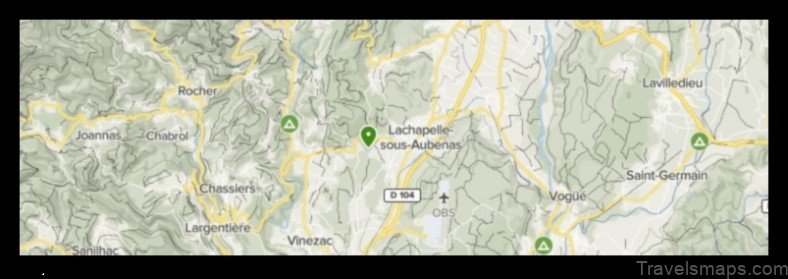 Map of Lachapelle-sous-Aubenas France