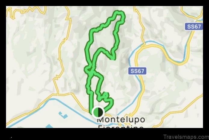 Map of San Martino in Campo Italy