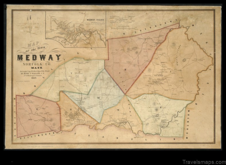 Map of Medway United States