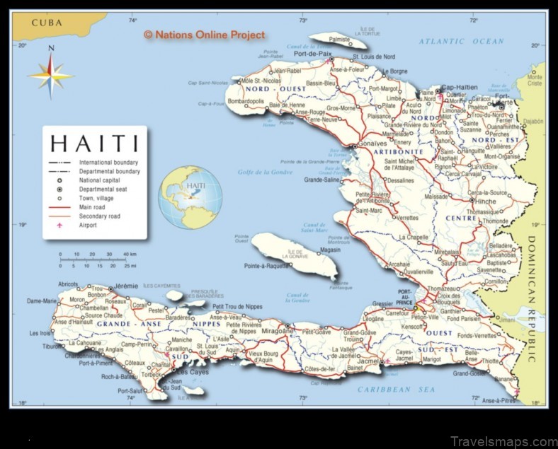 Map of Moron Haiti