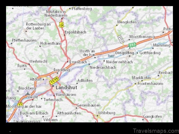 Map of Niederaichbach Germany