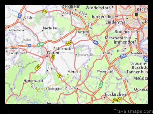 Map of Nörvenich Germany