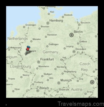 Map of Nörvenich Germany