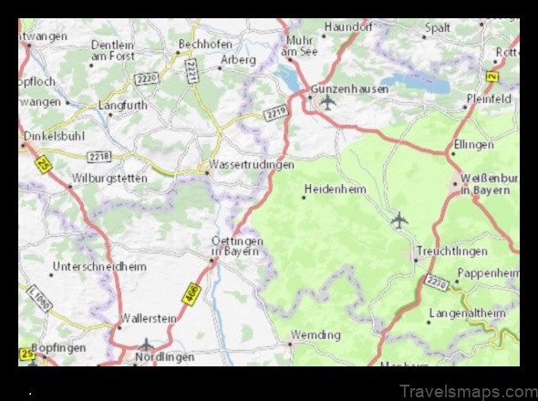 Map of Ostheim Germany