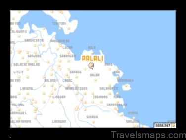 Map of Palali Philippines