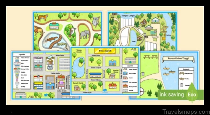 Map of Pragaan Indonesia