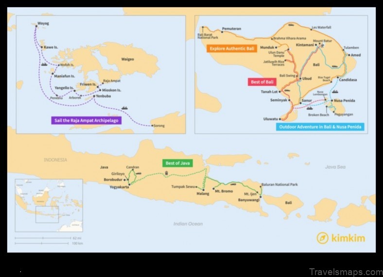 Map of Pragaan Indonesia