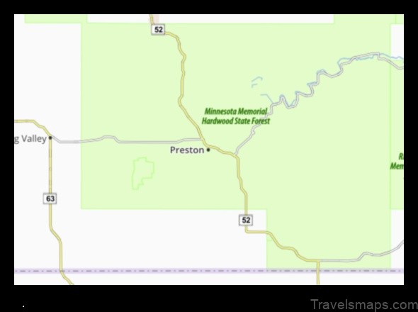 Map of Preston United States
