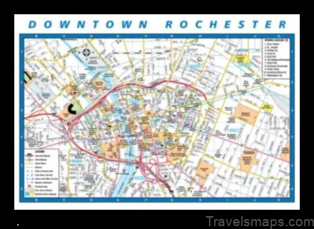 Map of Rochester United States