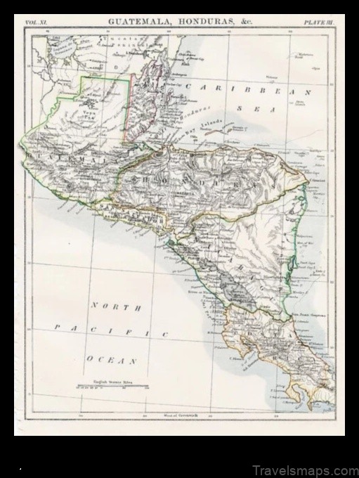 Map of Agalteca Honduras