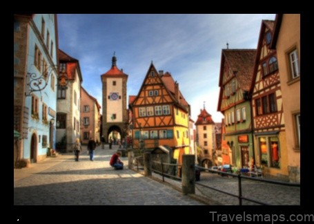 Map of Rothenburg Germany