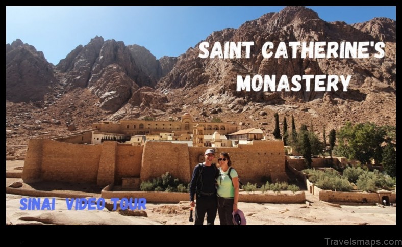 Map of Saint Catherine Egypt