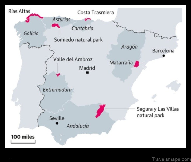Map of Salorino Spain
