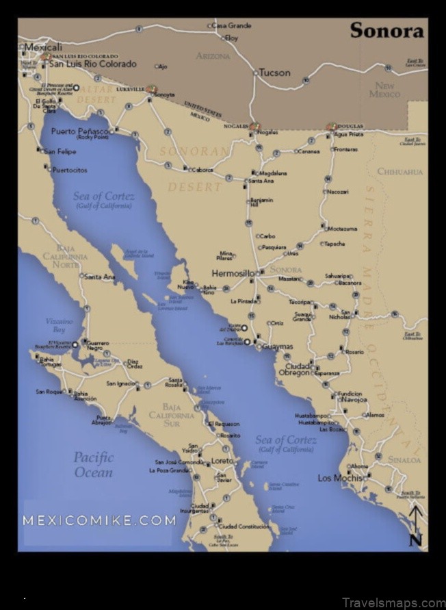 Map of Agua Señora Mexico