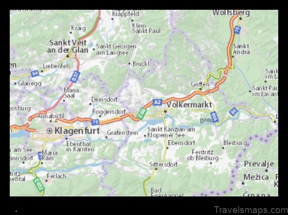 Map of Sankt Margrethen Switzerland