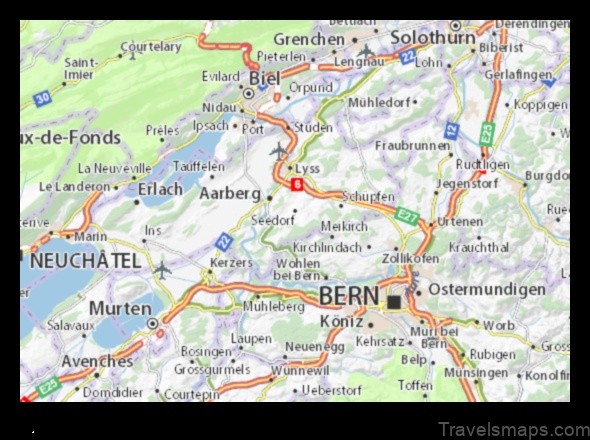 Map of Seedorf Switzerland