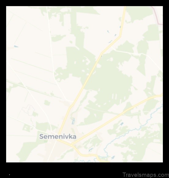Map of Semenivka Ukraine