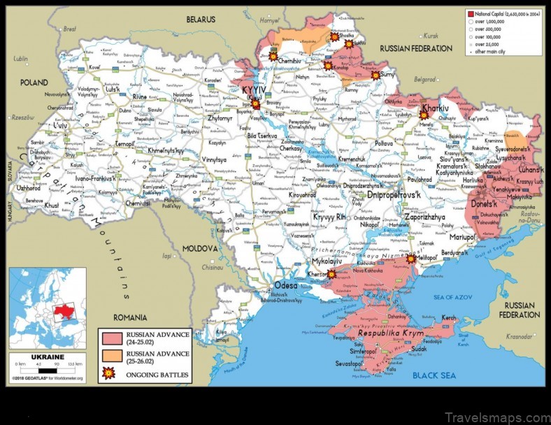 Map of Semenivka Ukraine