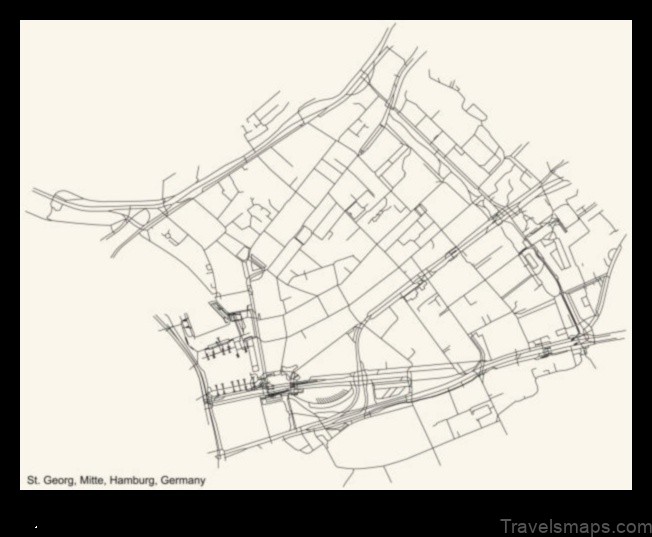 Map of St. Georg Germany