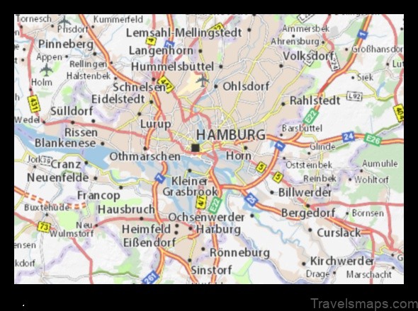 Map of St. Georg Germany