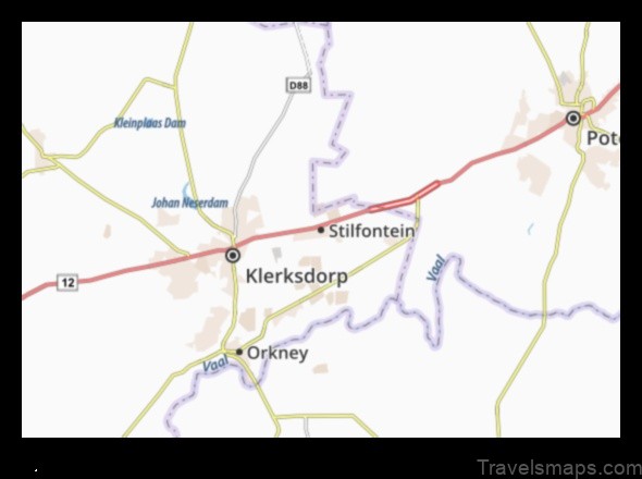 Map of Stilfontein South Africa