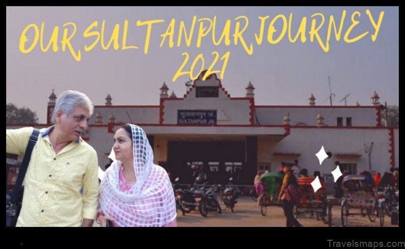 Map of Sultanpur India