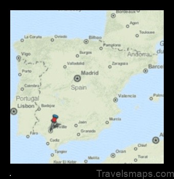 Map of Gerena Spain