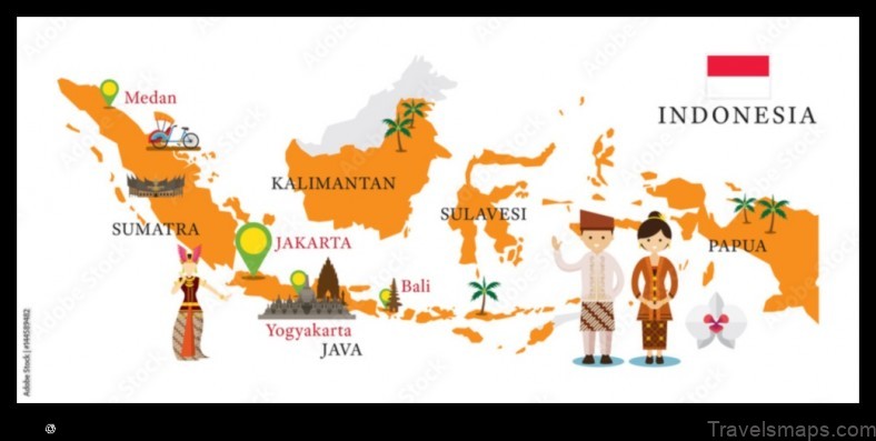 Map of Semurup Indonesia