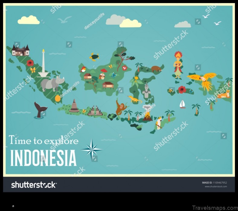 Map of Semurup Indonesia