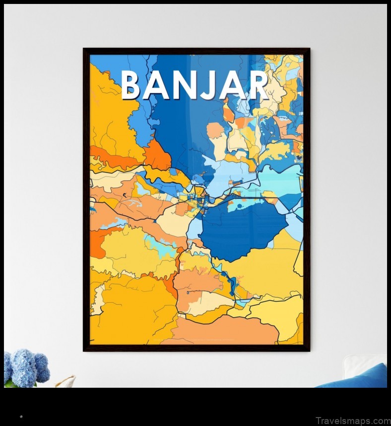 Map of Banjar Indonesia