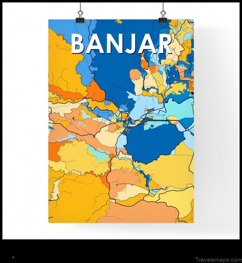 Map of Banjar Indonesia