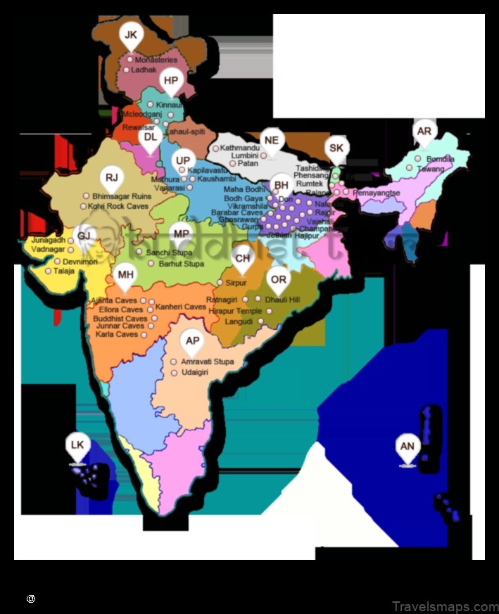 Map of Bisenda Buzurg India