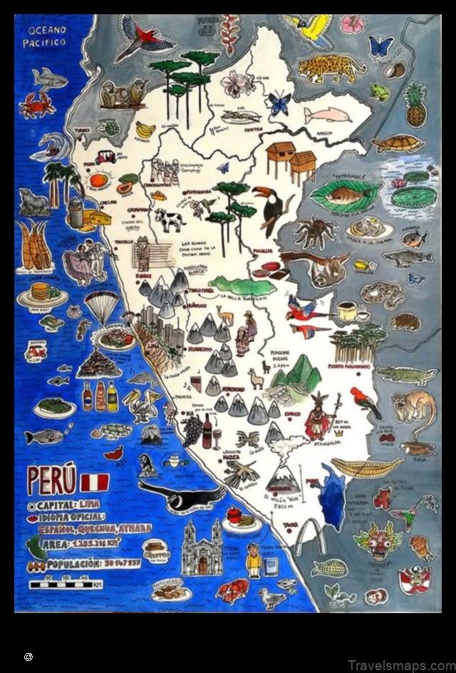 Map of Chuschi Peru