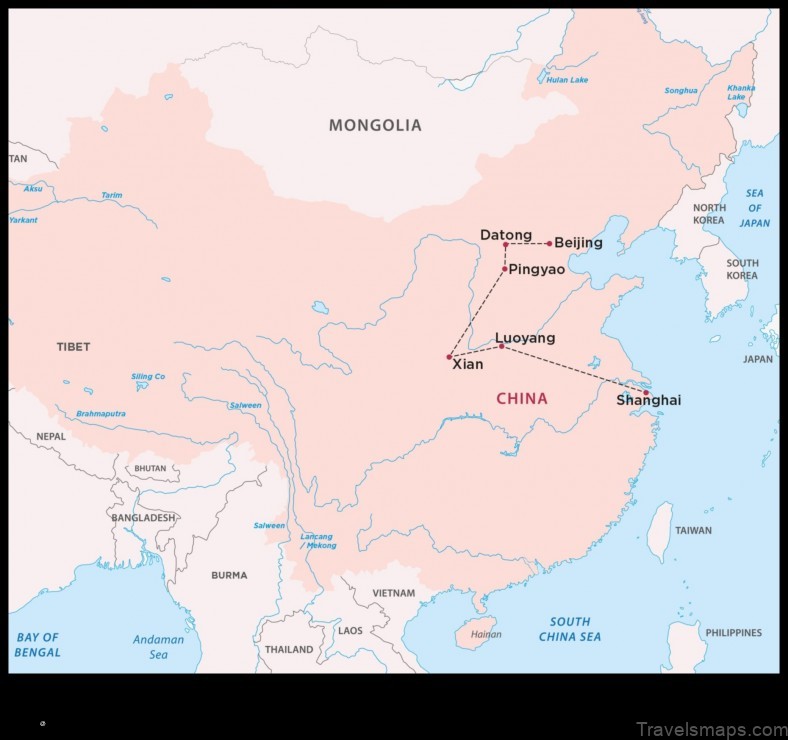 Map of Dabachang China