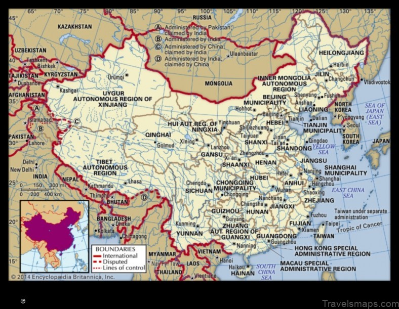 Map of Dabachang China