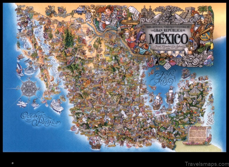 Map of San Francisco Pujiltic Mexico