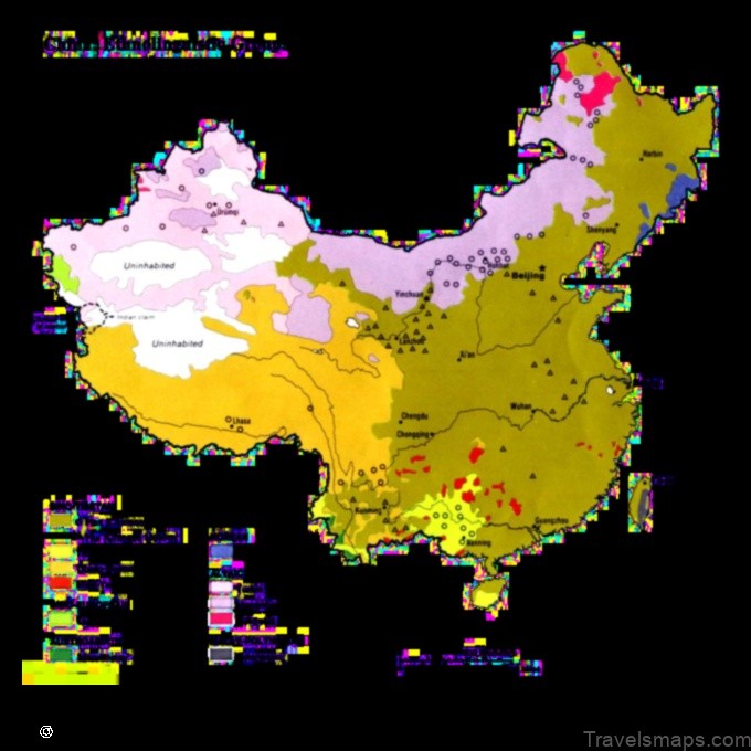 Map of Wangjia China