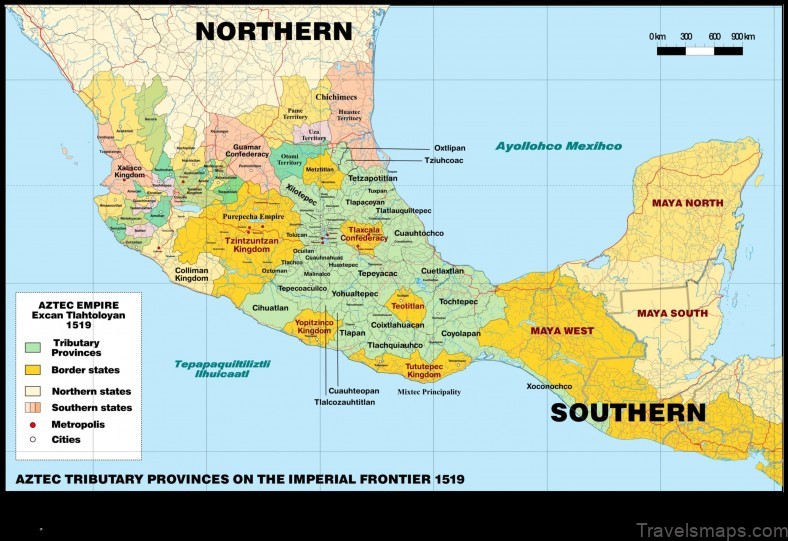 Map of Zoyatlán Mexico