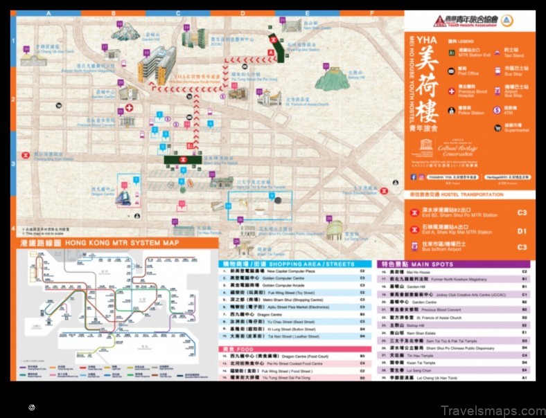 Map of Sham Shui Po Hong Kong, China