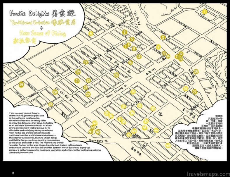 Map of Sham Shui Po Hong Kong, China