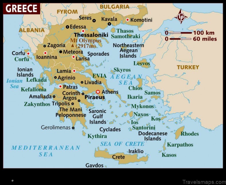 Map of Meneméni Greece