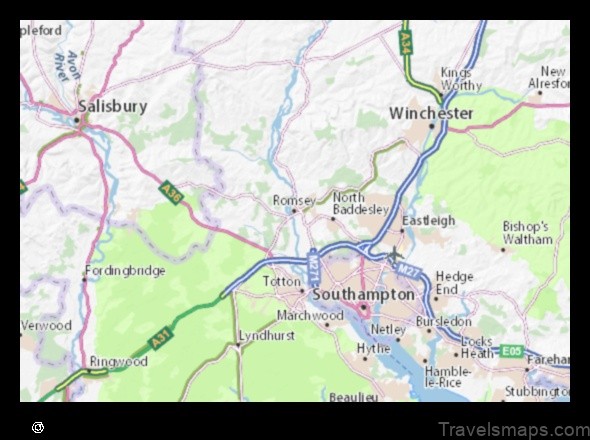 Map of Romsey United Kingdom