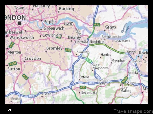 Map of Swanley United Kingdom