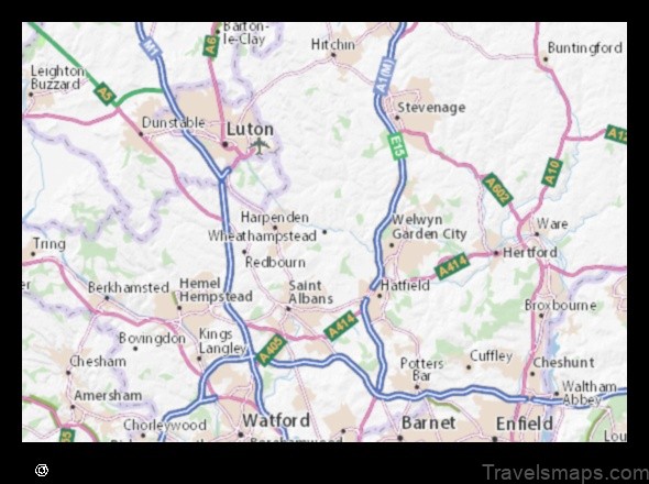 Map of Wheathampstead United Kingdom